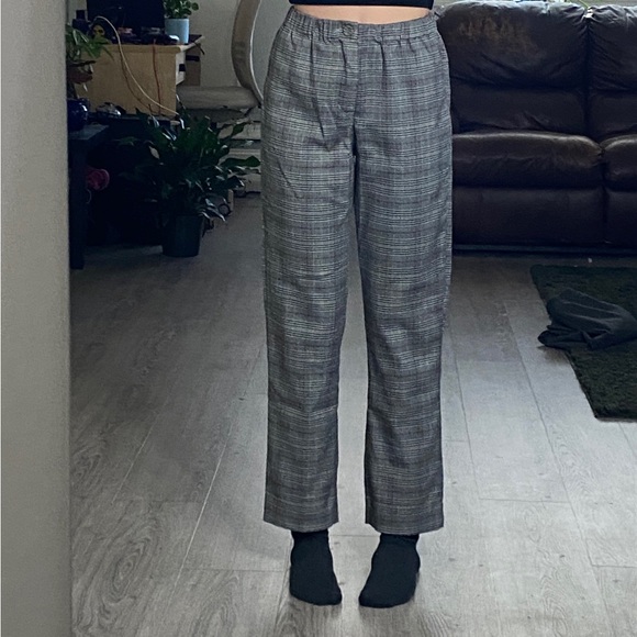 Brandy Melville Pants - John Galt Plaid Tilden Pants